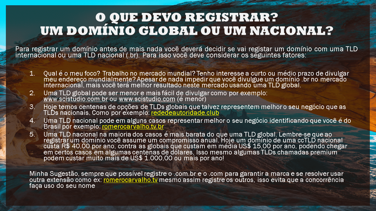 Desvendando os Dominios Qual devo Registrar Domino Global ou Nacional - Best Blog Brasil - Os Blogs mais Incríveis da Web
